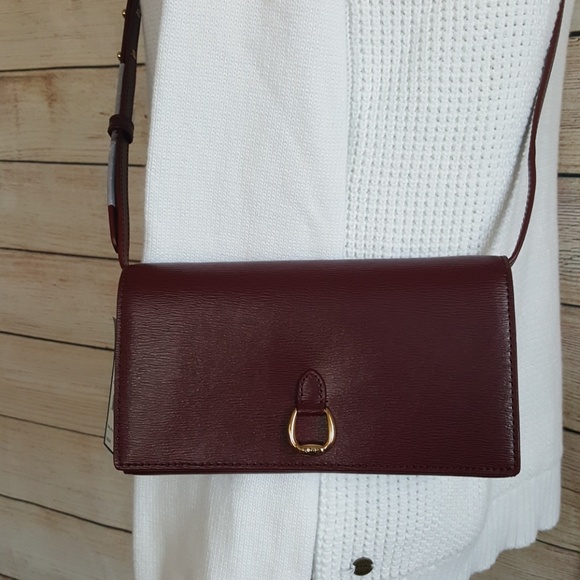 New Ralph Lauren Bennington Wallet/Crossbody - Picture 2 of 8